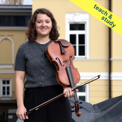 Magdalena Trobos studiert parallel Humanmedizin und Bratsche und verbindet beides für ihre Diplomarbeit (Foto: MUI/D. Bullock) musikerin_studentin.jpg