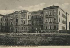 Psychiatrische Haut- und Ohrenklinik Innsbruck (Darstellung ca. 1910)