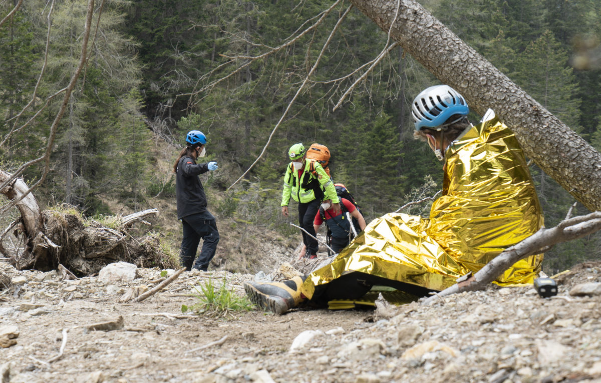 BU: Ein Unfall am Berg kann eine posttraumatische Belastungsstörung nach sich ziehen. (Foto: Eurac Research/Annelie Bortolotti)