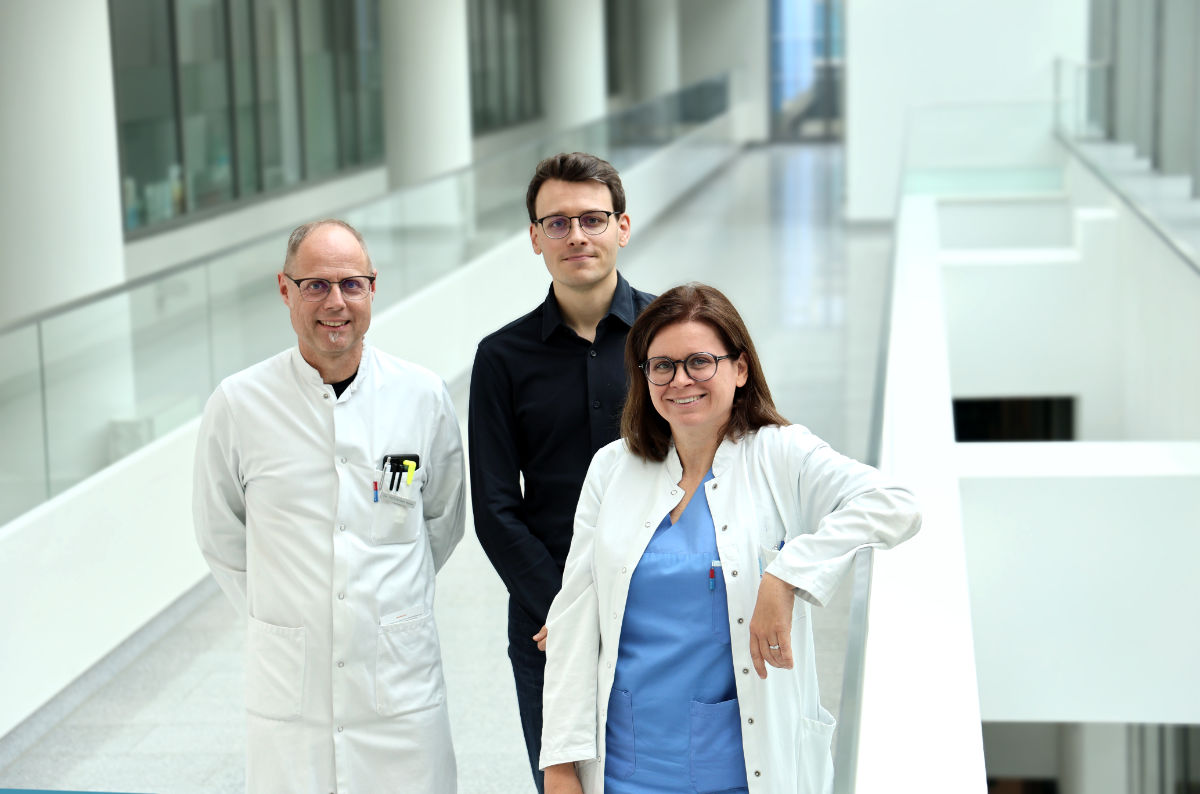 Gurppenbild, v.l: Bernhard Holzner, Jens Lehmann und Renate Pichler.